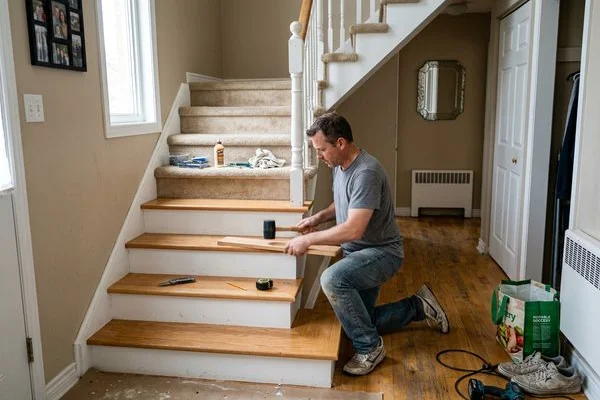 Hardwood Stair Recapping
